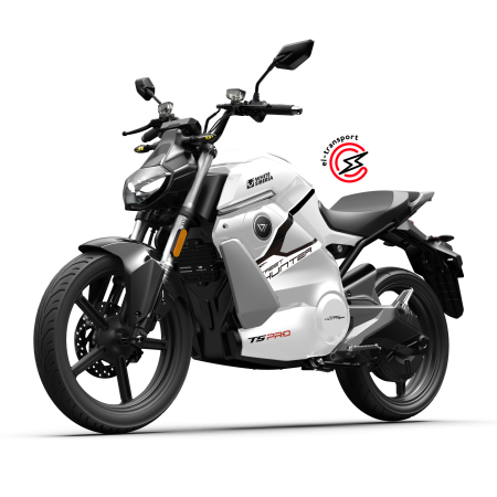 Электромотоцикл WHITE SIBERIA SUPER SOCO STREET HUNTER PRO (Белый)