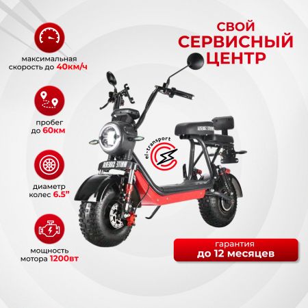 Электроскутер WHITE SIBERIA MINI R 2.0  