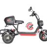 Электроскутер WHITE SIBERIA  TRIKE  MINI BLACK