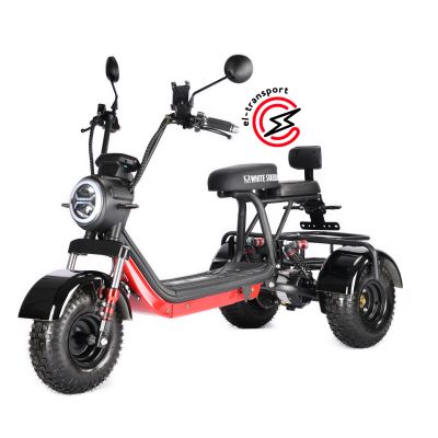 Электроскутер WHITE SIBERIA PRO TRIKE