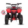 Детский электроквадроцикл WHITE SIBERIA SNEG MINI RED 