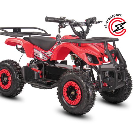 Детский электроквадроцикл WHITE SIBERIA SNEG MINI RED 