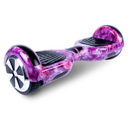 Гироскутер Smart Balance Premium 6.5 с приложением - фиолетовый космос