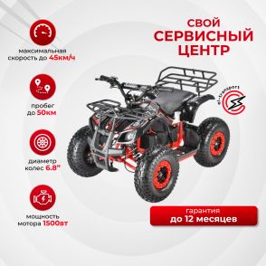 Электроквадроцикл WHITE SIBERIA SNEG 1500W
