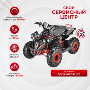 Электроквадроцикл WHITE SIBERIA SNEG R 1500W 