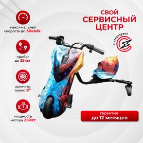 Дрифт карт WoLong trike огонь и лёд