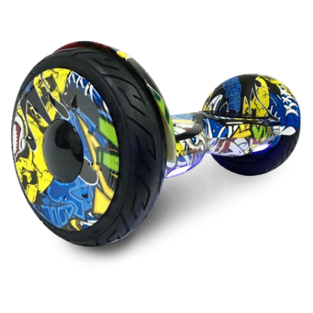 Гироскутер Smart Balance Premium 10.5 с приложением - граффити желтый