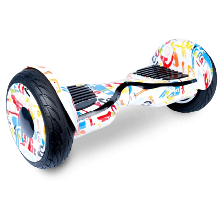 Гироскутер Smart Balance Premium 10.5 с приложением - граффити белый