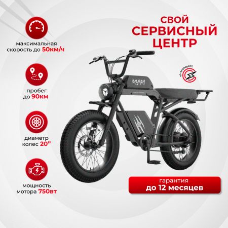 Электровелосипед Yadea Trooper 01 Plus