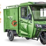 Грузовой электротрицикл Rutrike КАРГО Кабина Дуал обогрев 1500