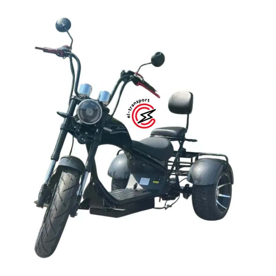 Электроскутер IKINGI HARLEY CHOPPER TRIKE купить по цене 164 900 руб. в Москве - интернет магазин El-transport