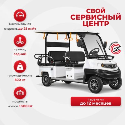 Гольфкар мини Rutrike Venus 60V 1500Вт